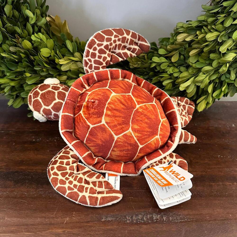 Wild Republic Cuddlekins Loggerhead Sea Turtle‎ Stuffed Animal